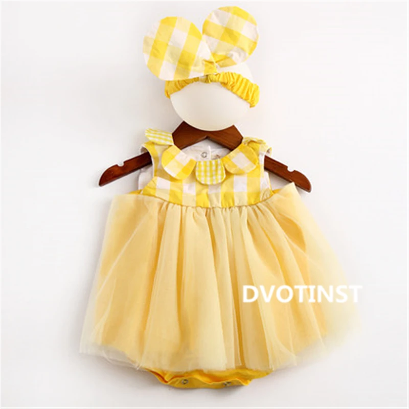 Dvotinst Newborn Baby Girls Photography Props Lace Dresses Hat Bonnet+Outfits Set Fotografia Costume 3-9M Studio Photo |