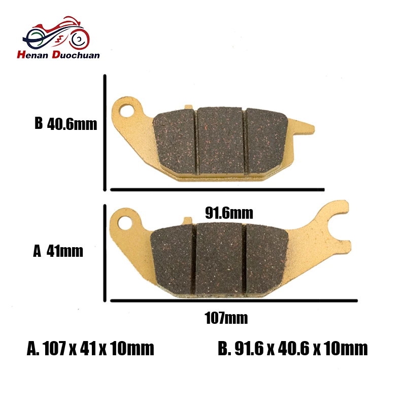 4 шт. для HERO KARIZMA ZMR 230 задние передние тормозные колодки диск HONDA CBR 125 150 2000 2012