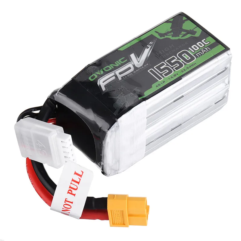 Аккумулятор Ovonic 14 8 V 1550mAh 100C Разъем XT60 для FPV Racing Drone модели запасные части