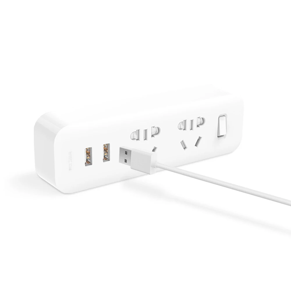 Xiaomi Mijia Smart power Strip Конвертер розетка домашний двухпозиционный конвертер