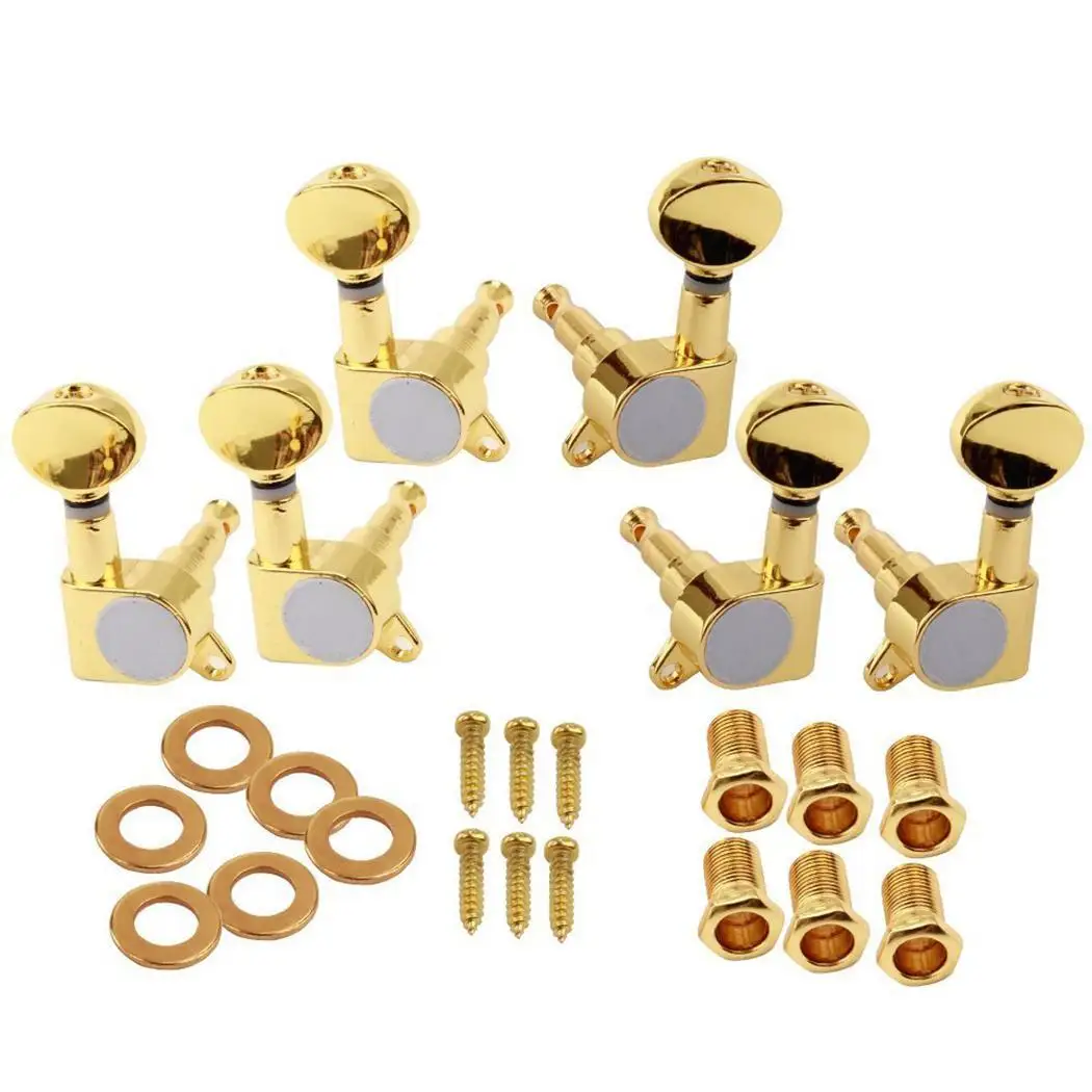 Metal Locking Machine Heads Knobs Peg Guitar Durable for long-term application String Tuning Keys Pitch Casual | Спорт и развлечения