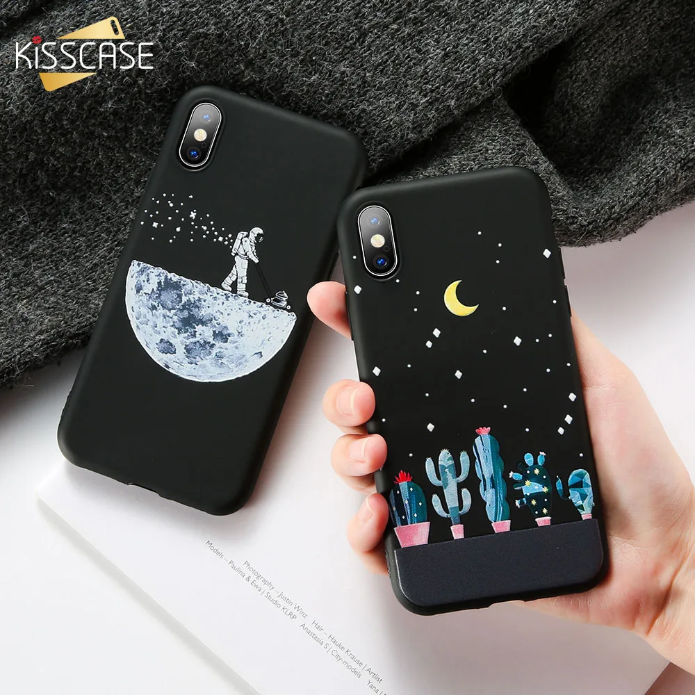 KISSCASE Мода пространство Отпечатано ТПУ чехол для huawei P30 Pro Lite P Smart 2019 Honor 8X MAX 8C 9i