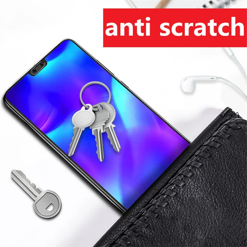 Full Cover Tempered Glass For HUAWEI Honor 10 Honor10 Screen Protective Case 9H Toughened Black Frame All Edges On Smartphone | Мобильные