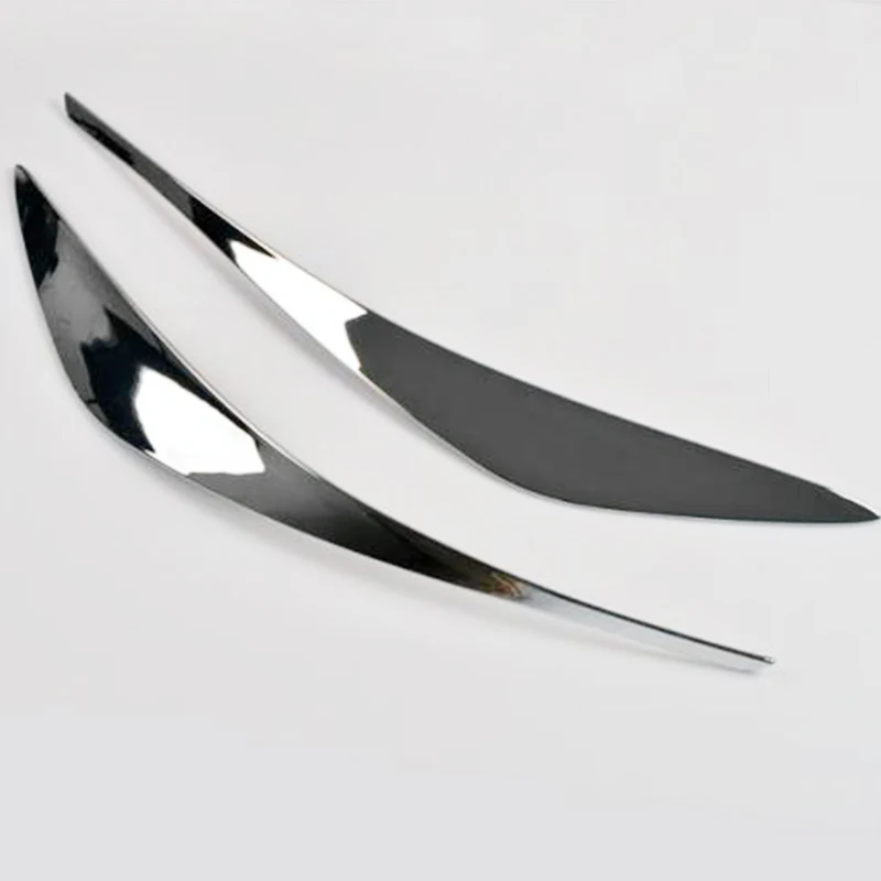 1 пара Новый Серебряный ABS передний бампер хромированная защита молдингов для Nissan