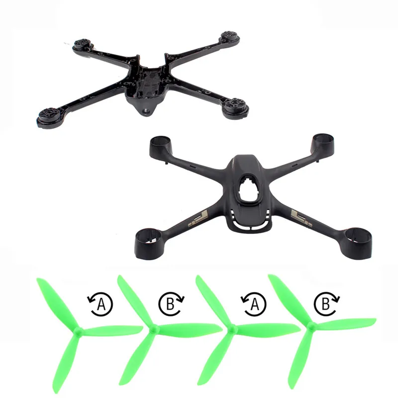 Крышка корпуса с 3-лопастной Пропеллер для Hubsan H501S Дрон Квадрокоптер