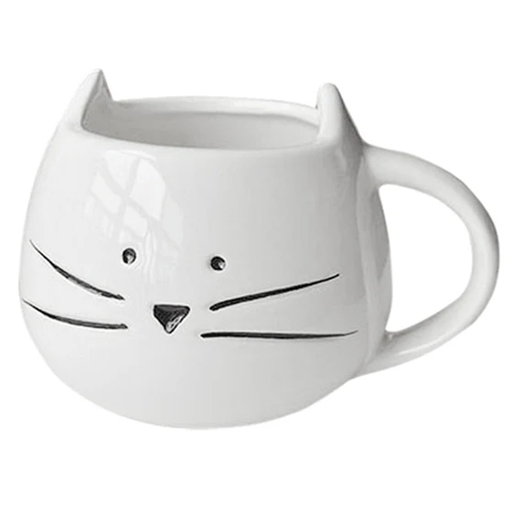 Кофейная чашка черная кошка животные молочная керамическая кружка для