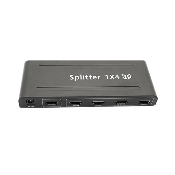 Прочный практичный мультимедийный интерфейс высокой четкости Splitter адаптер DC5V 2A