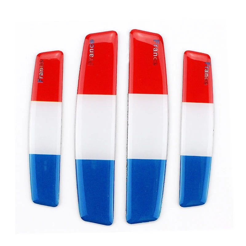 1 комплект универсальные наклейки для автомобиля с французским флагом защитные