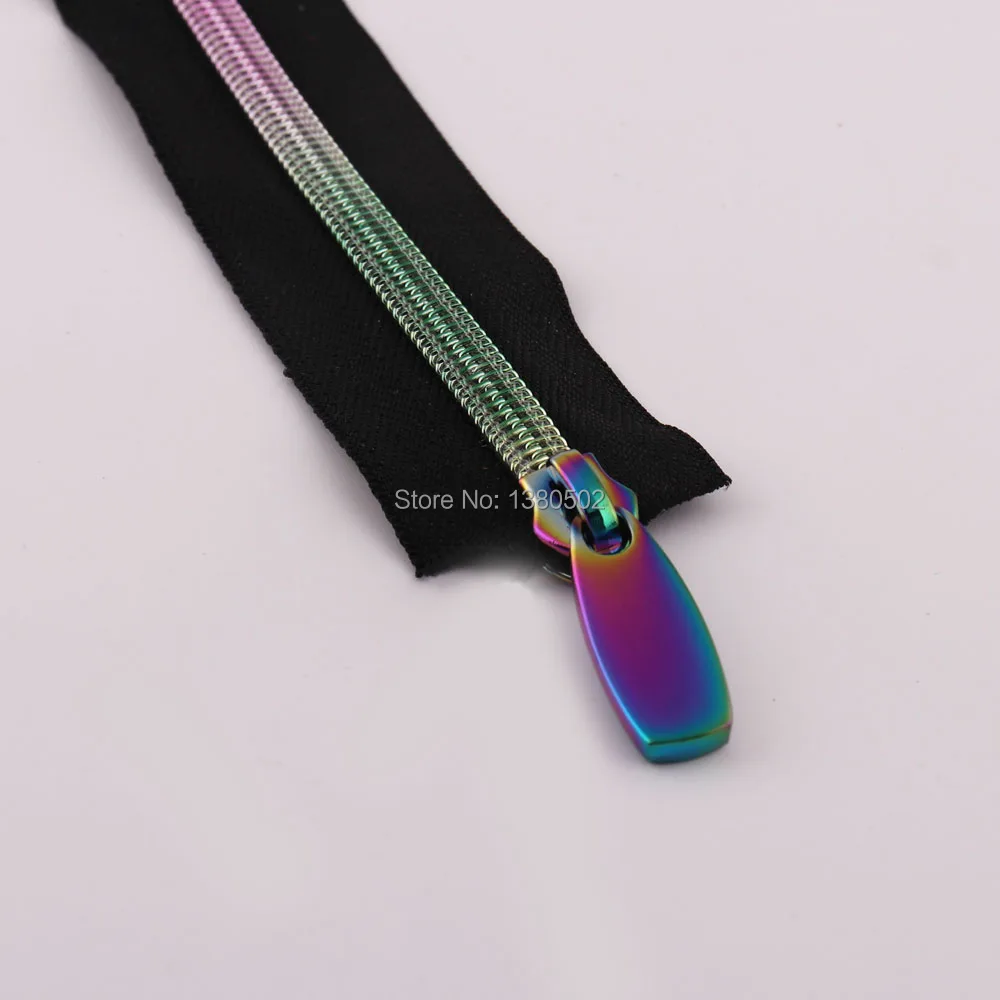 5Yards rainbow Color Nylon Teeth Zippers with Zipper puller Slider Sewing accessories for Garment Bag | Дом и сад