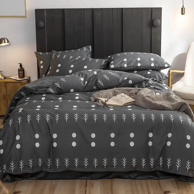 Nordicas Juego Nordico Matrimonio Queen одеяло из хлопка и льна Ropa Roupa De Cama постельные