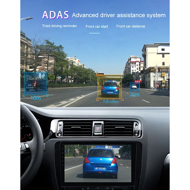 ANSTAR 1080 P DVR Мини Автомобильный DVRs ADAS LDWS Dash Cam USB разъем APK мультимедийный плеер видео