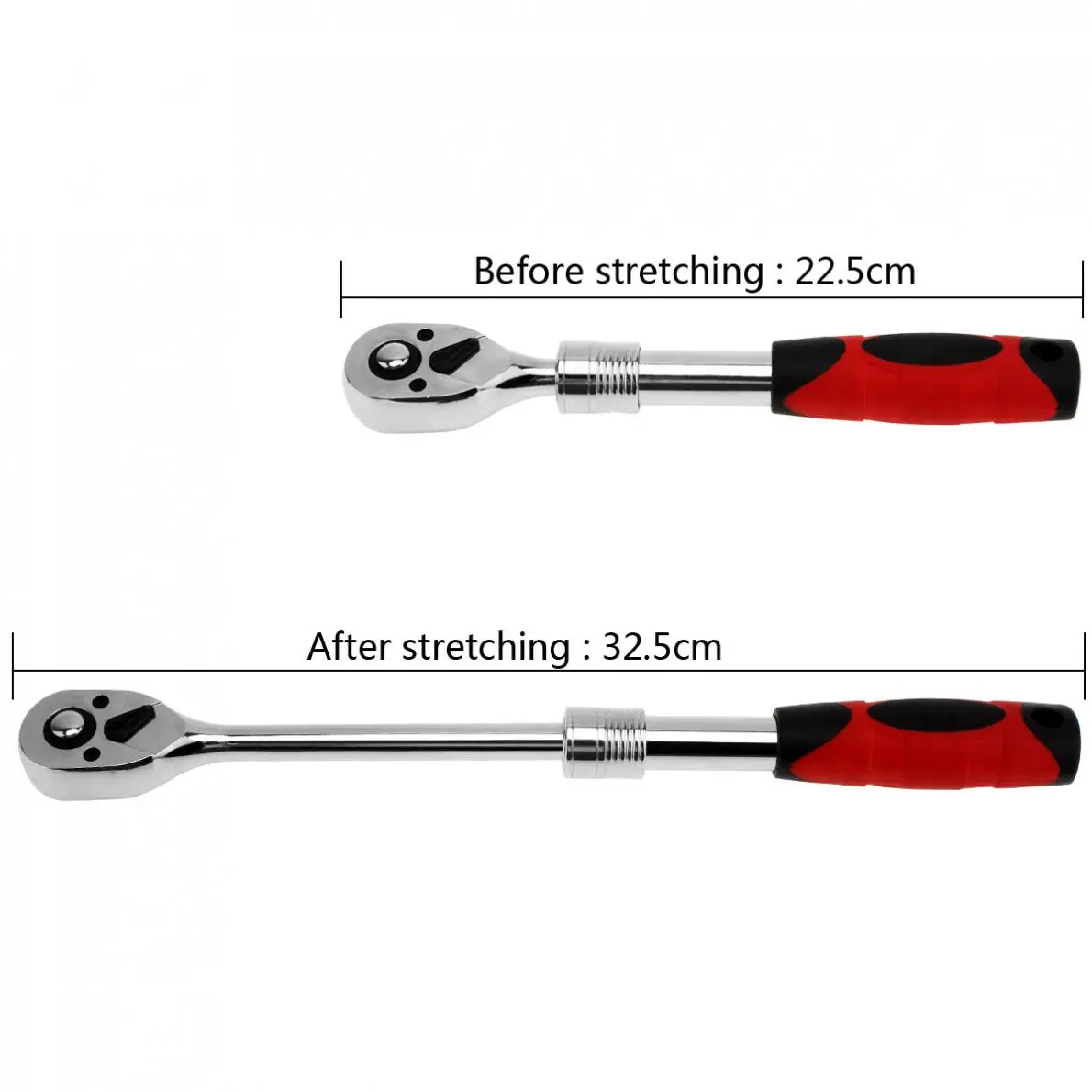 Гибкий храповой ключ гаечный 1/4 &quot3/8&quot 1/2 &quotхром ванадиевая Сталь крутящий