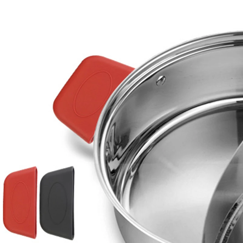 Нескользящие Силиконовая ручка держатель Кухонные принадлежности Potholder