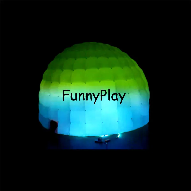 3 метровый надувной полунавес купол красивая классическая палатка luna pod movie