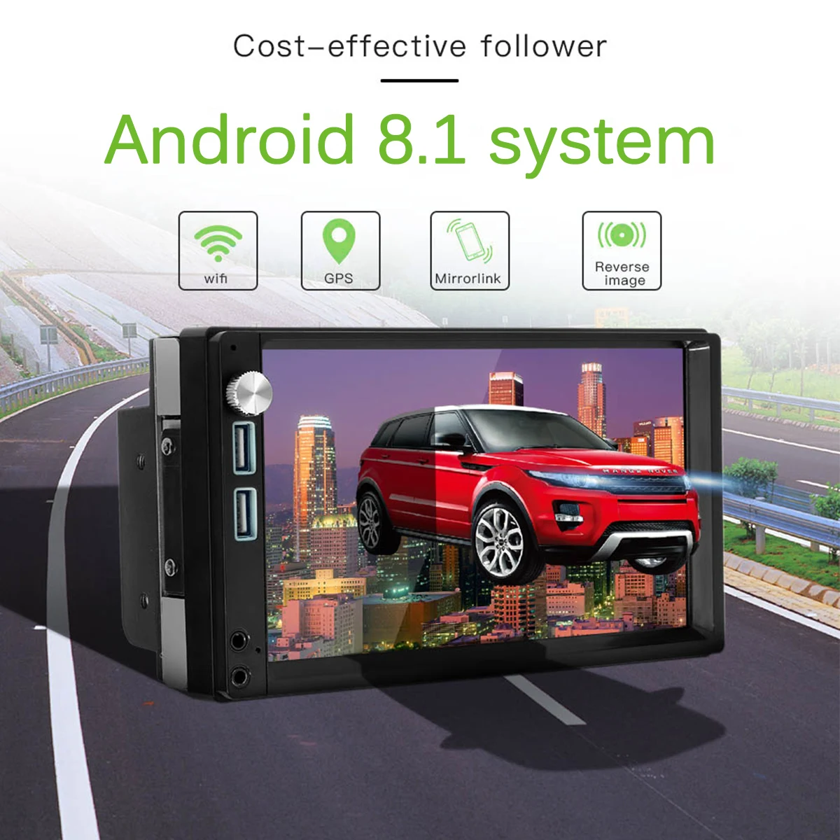 2 в 1 USB автомобильный комплект для IOS Android FM Автомобильный мультимедийный плеер