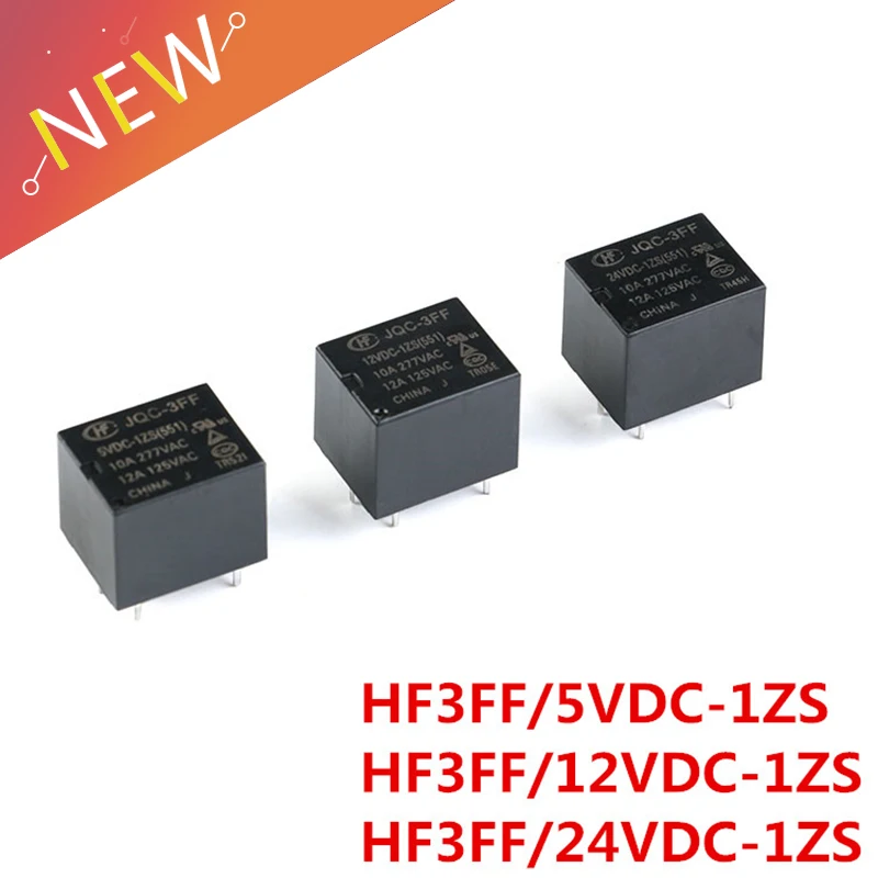 5 шт. реле 10 А 12VDC-1ZS 24VDC-1ZS(551) В 12 24 в пост. Тока | Обустройство дома