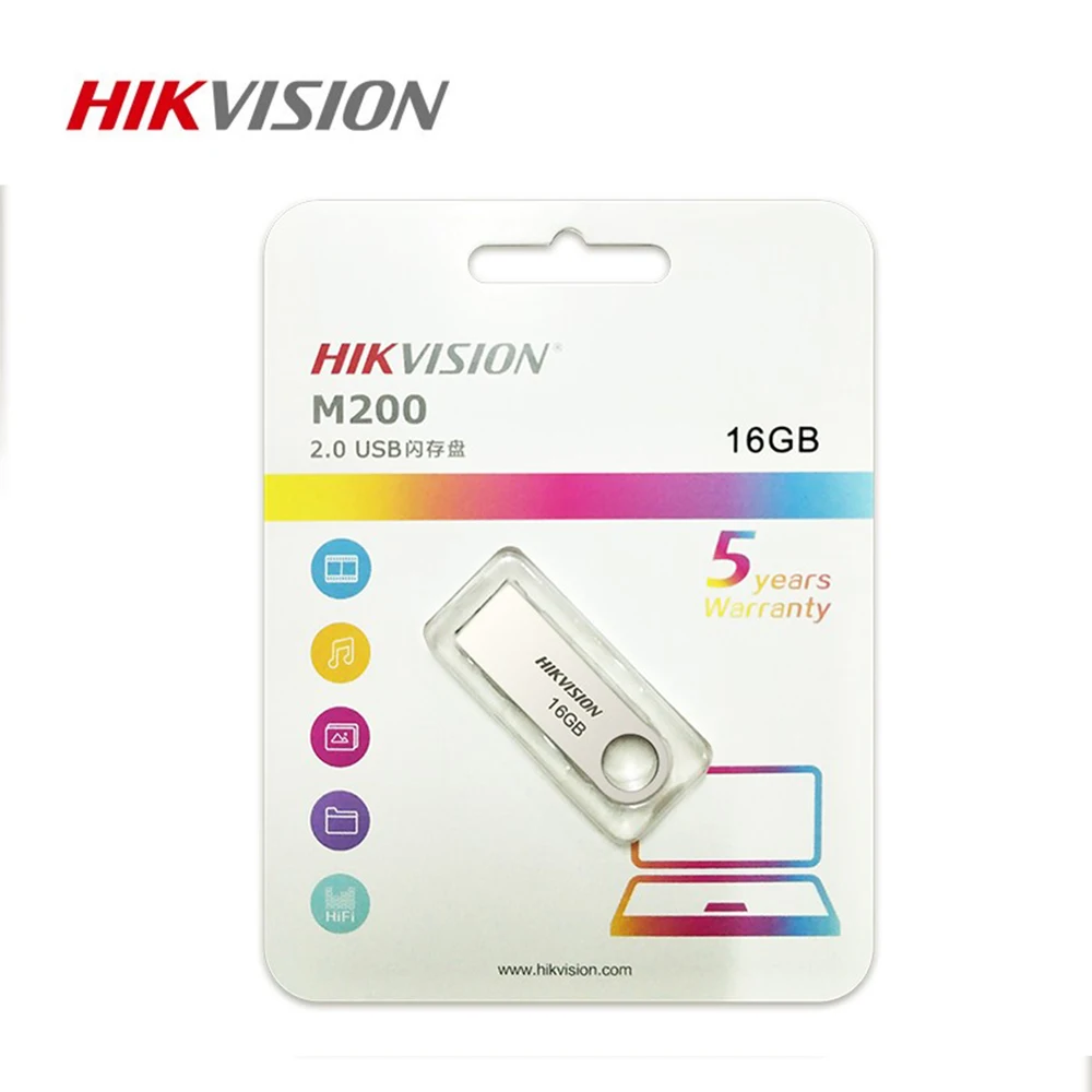HIKVISION usb флеш-накопитель 64 ГБ 32 16 флешка водонепроницаемый серебристый u-диск memoria