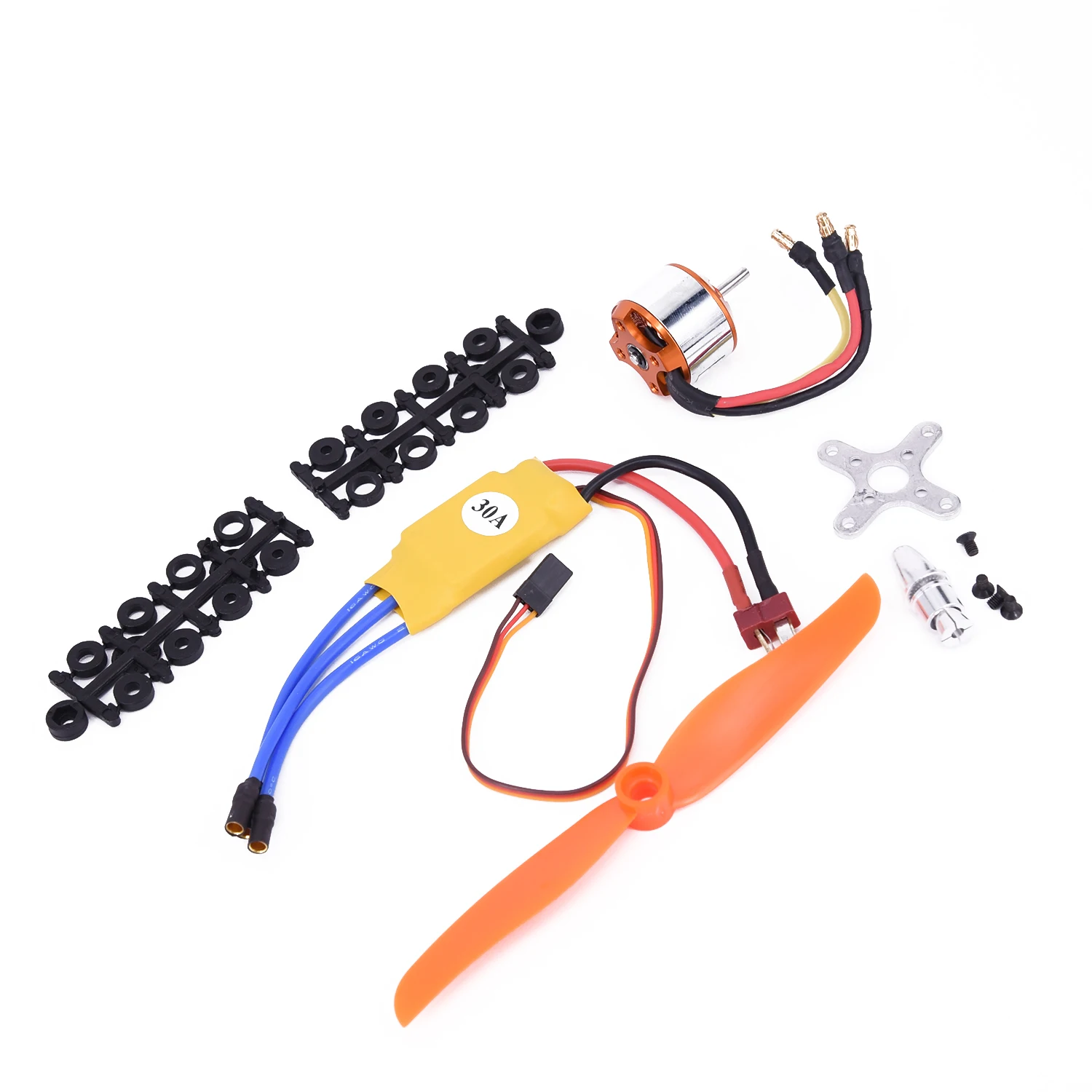 RC 2200KV бесщеточный мотор A2212 6 + 30A ESC Набор пропеллеров для частей самолета|Детали и
