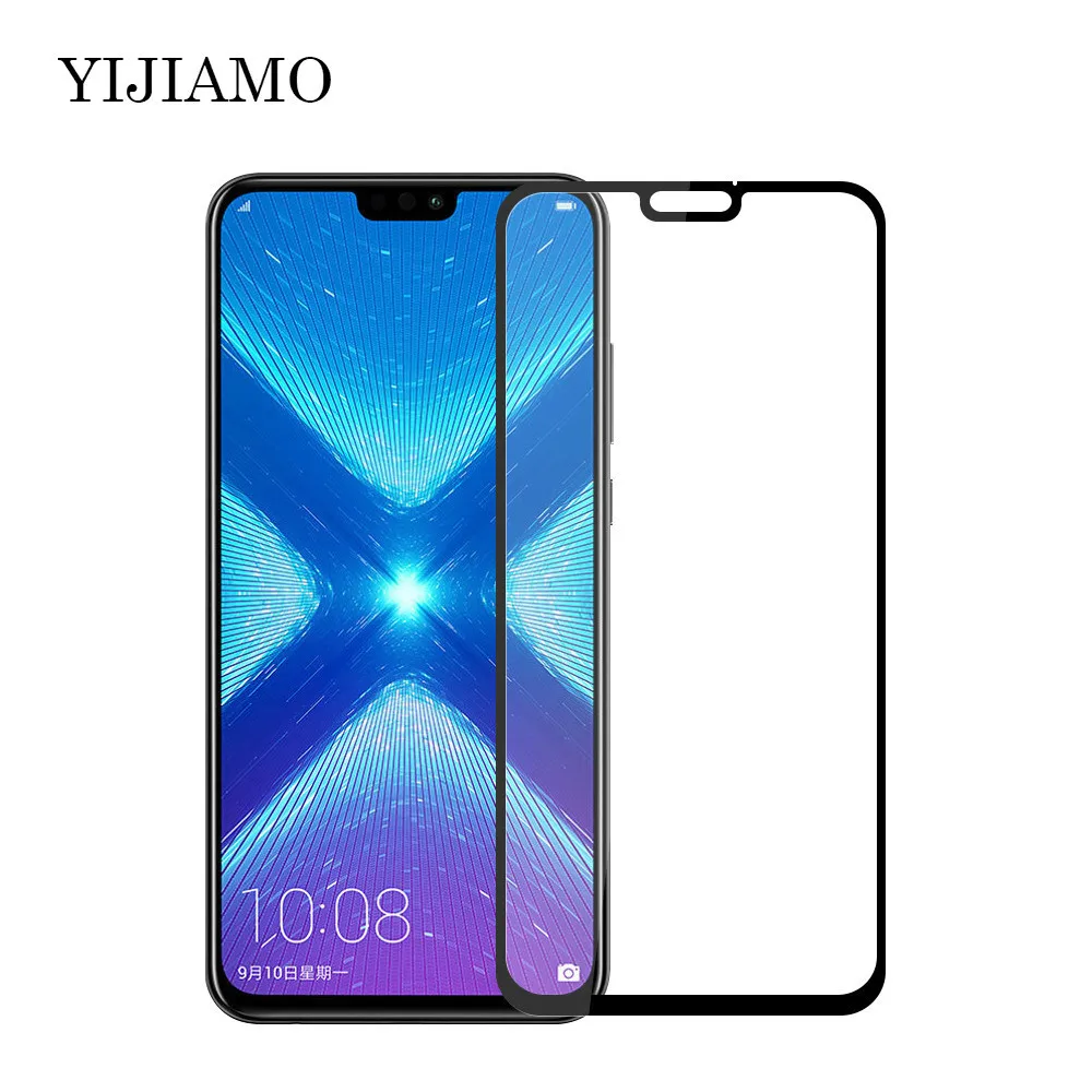 

Закаленное стекло 9H 3D для Huawei Honor 8X, защита экрана с полным покрытием, защитная пленка