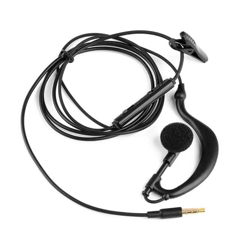 Новые 3 5 мм стерео моно наушники высокого качества с кнопкой микрофон ушной