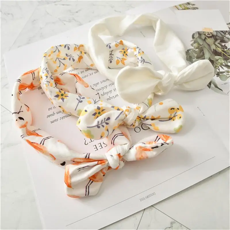 Three-in-one assembly / autumn and winter baby hair band female bow cotton headband newborn head jewelry | Детская одежда и обувь