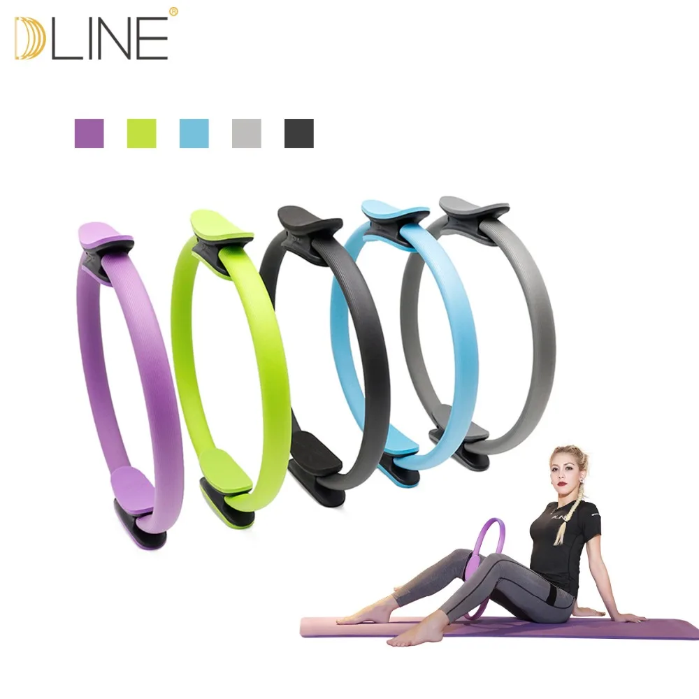 Yoga Pilates Ring for Muscle Exercise Kit Magic Circle Muscles Body Fitness Tool Dropship 5 Colors | Спорт и развлечения