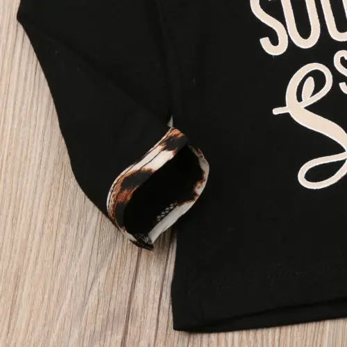 Комплект из 2 предметов футболка с длинными рукавами и надписью для маленьких