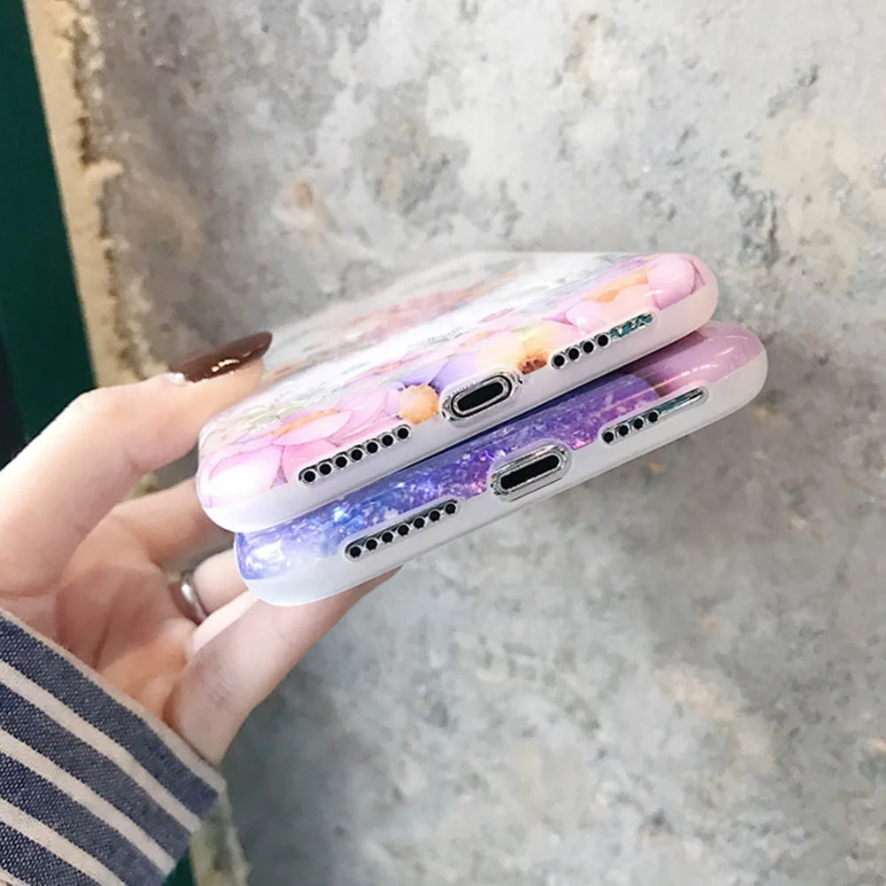 KISSCASE модные милые чехлы для телефонов с единорогом iPhone 7 X XS Max XR мягкая цветная