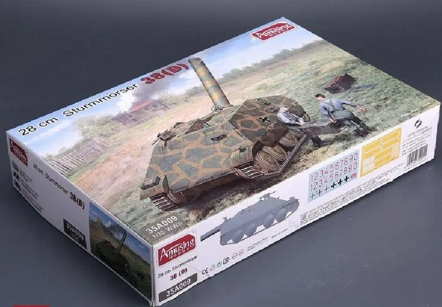 Amusing Hobby 1/35 35A009 немецкий штурмовый 28 см 38(D)|Наборы для сборки моделей| |