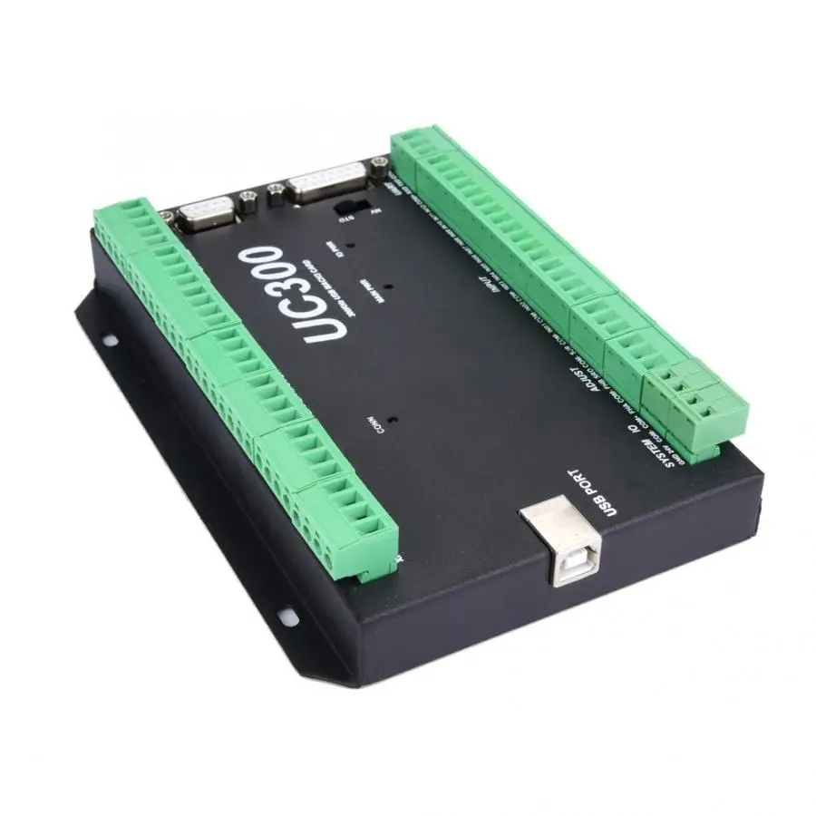 

3/6 Axis Mach3 CNC Controller UC300 Motion Controller 300Khz for Mach3 With USB Communication Syntec CNC Controller