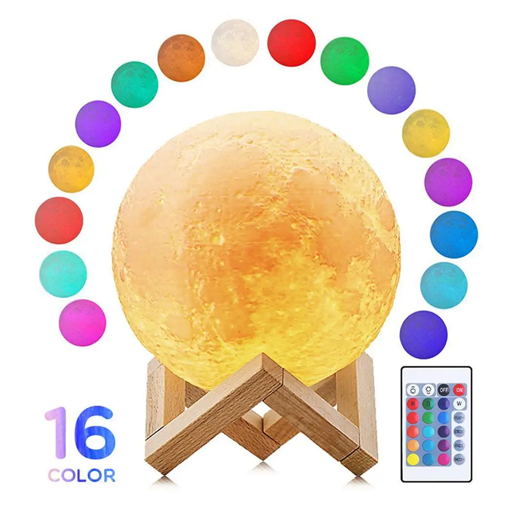 New Home Bars Cafes Romantic Places USB power supply Moon Shape Vivid 10000h LED PLA Night Light Kit 36V | Лампы и освещение