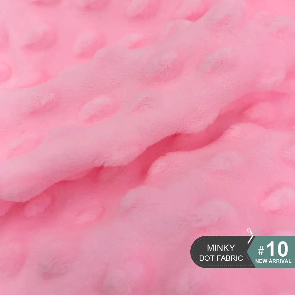 Высококачественная плюшевая ткань Minky Dot 6 шт./лот 45x50 см материалы ручной работы