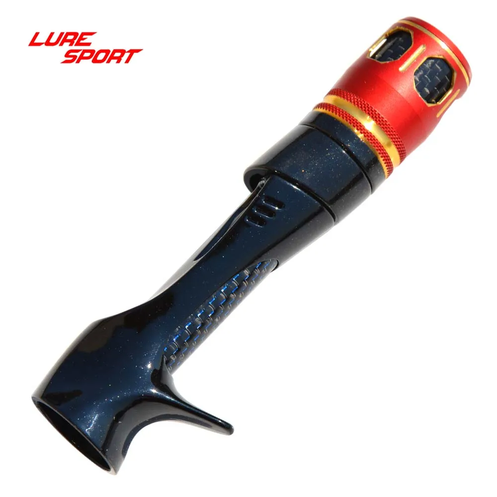 LURESPORT 2 комплекта катушкодержатель шт. черная краска красное/золотое алюминиевое