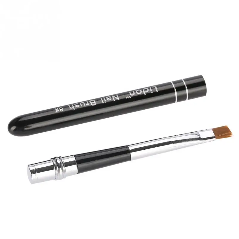 Nail Art Brush Pen Detachable Metal Flat Carving Polish Gel UV Painting Drawing Line Tool Flower Design Manicure Tips | Красота и