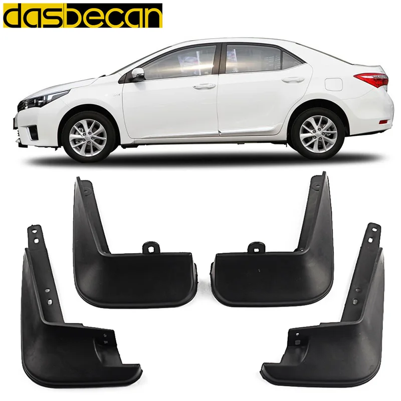 Dasbecan Автомобильные Брызговики для Toyota Corolla 2014 2017 автомобильные аксессуары крыла