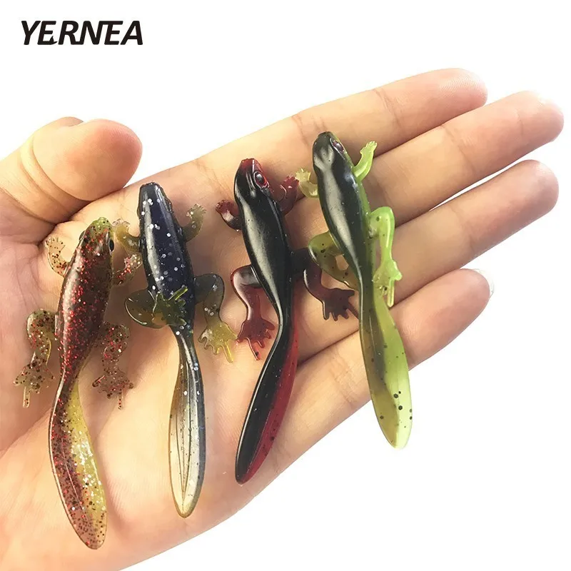 Yernea 1 шт. 3 7g 4 цвета для рыбалки мягкие блесны на удочку рыбный запах Road приманка