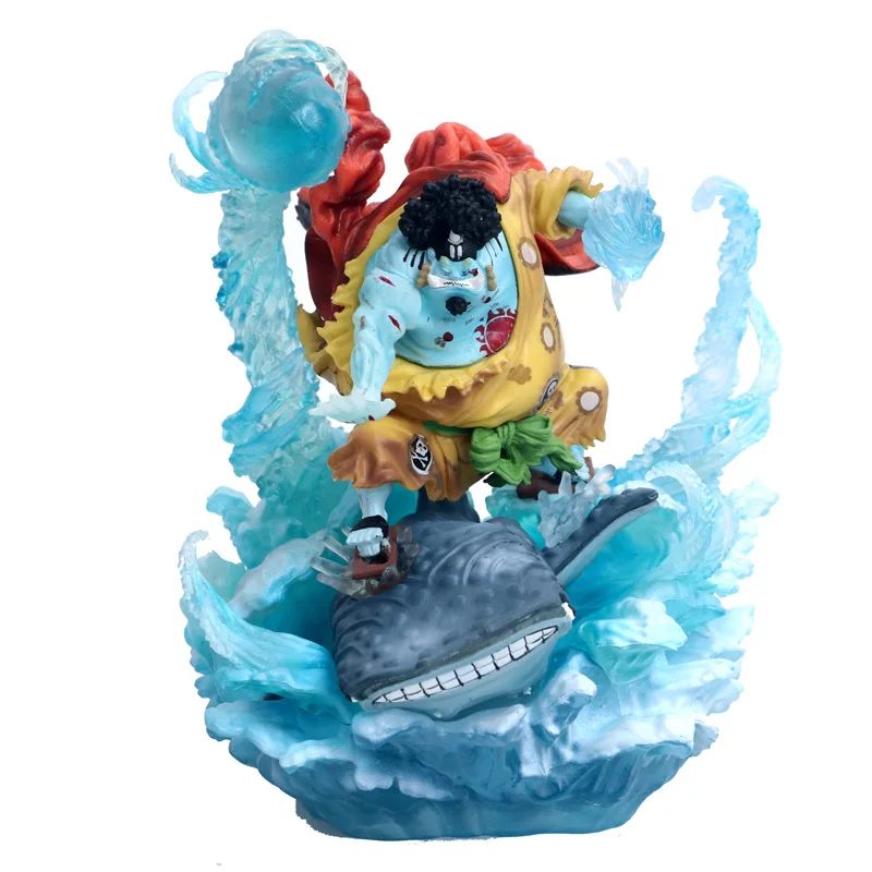 21 см One Piece ущерб от войны Джинбей ПВХ Фигурки игрушки одна деталь обувь для