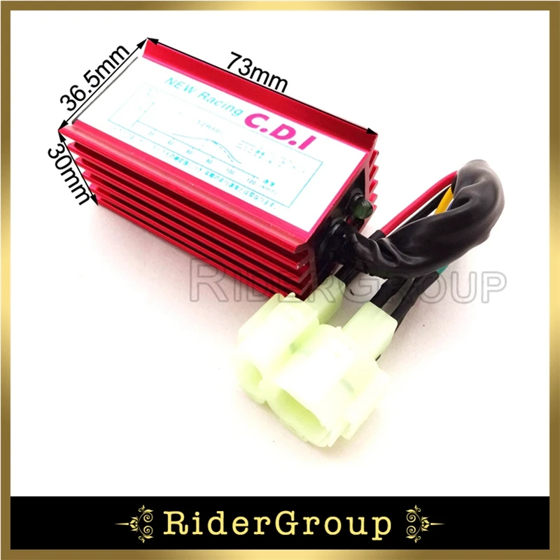 6 контакты провода AC CDI Box + гоночная Катушка зажигания для китайского GY6 50cc 125cc 150cc