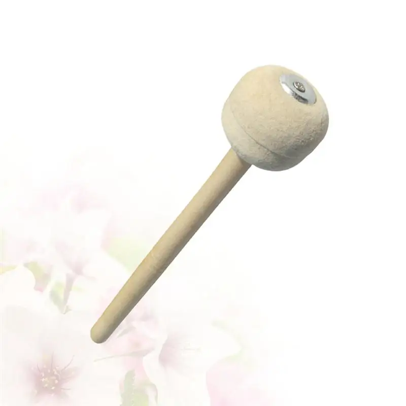 1 шт. барабанная насадка из шерстяного войлока прочный практичный деревянный