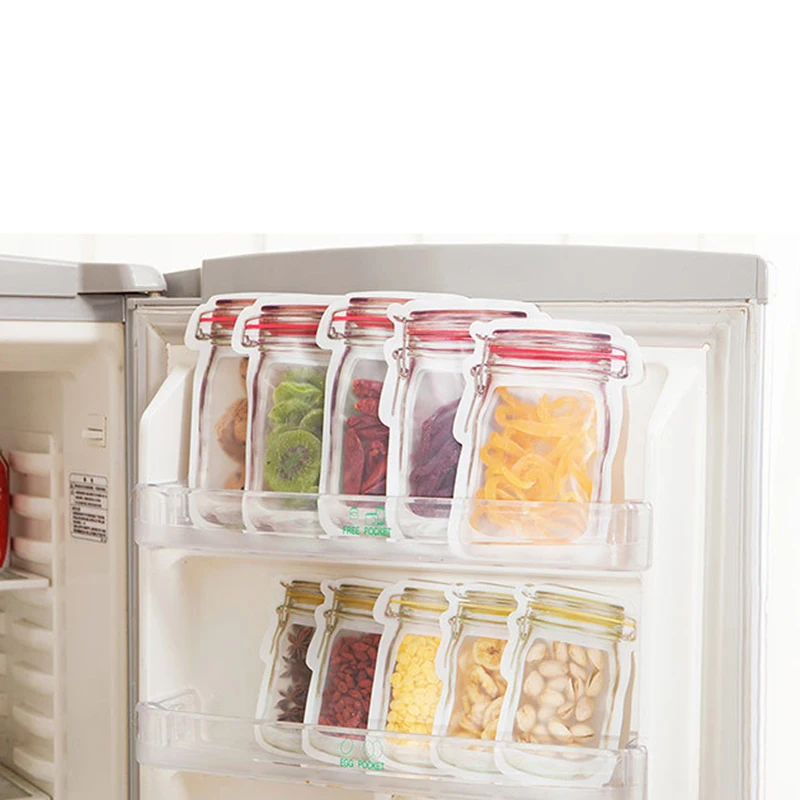 12 шт. портативные хозяйственные сумки на молнии многоразовые пакеты для хранения