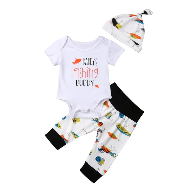 

3Pcs Summer Newborn Infant Baby Girl Boy Outfits Clothes Romper Bodysuit Pants Leggings Set Cotton Baby Girl Clothes Fashion