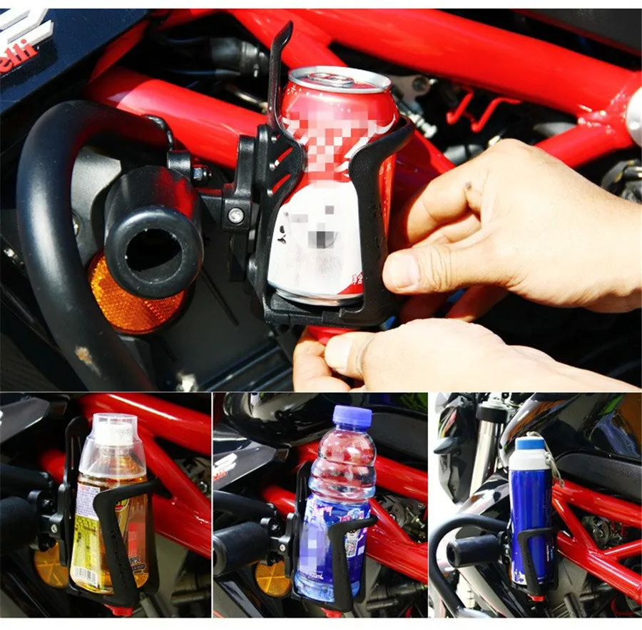 

NEW Retractable Motorbike Guard Drinking Cup Bracket Holder Universal