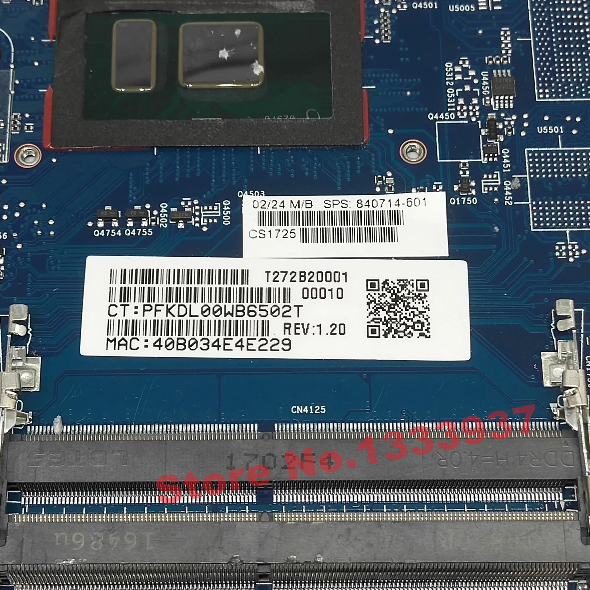 Материнская плата 840714 601 501 для ноутбука HP ProBook 640 G2 650 g2 материнская