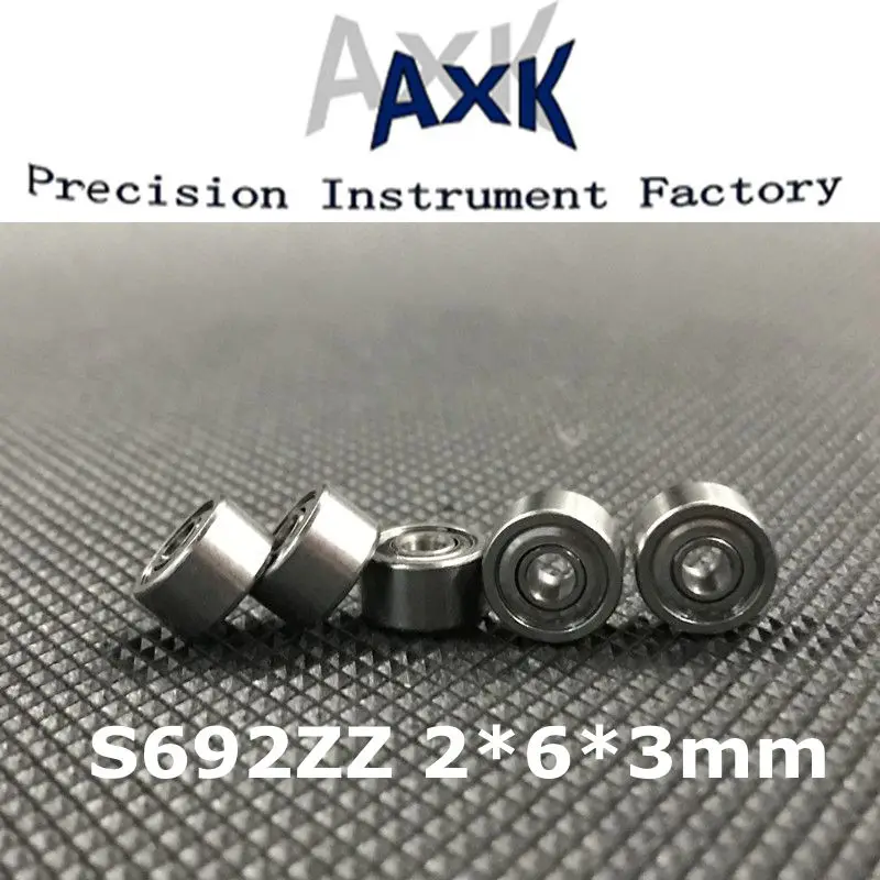 2021 ограниченная горячая Распродажа S692zz Abec 3 (10 шт.) 2x6x3mm Нержавеющая сталь упорные