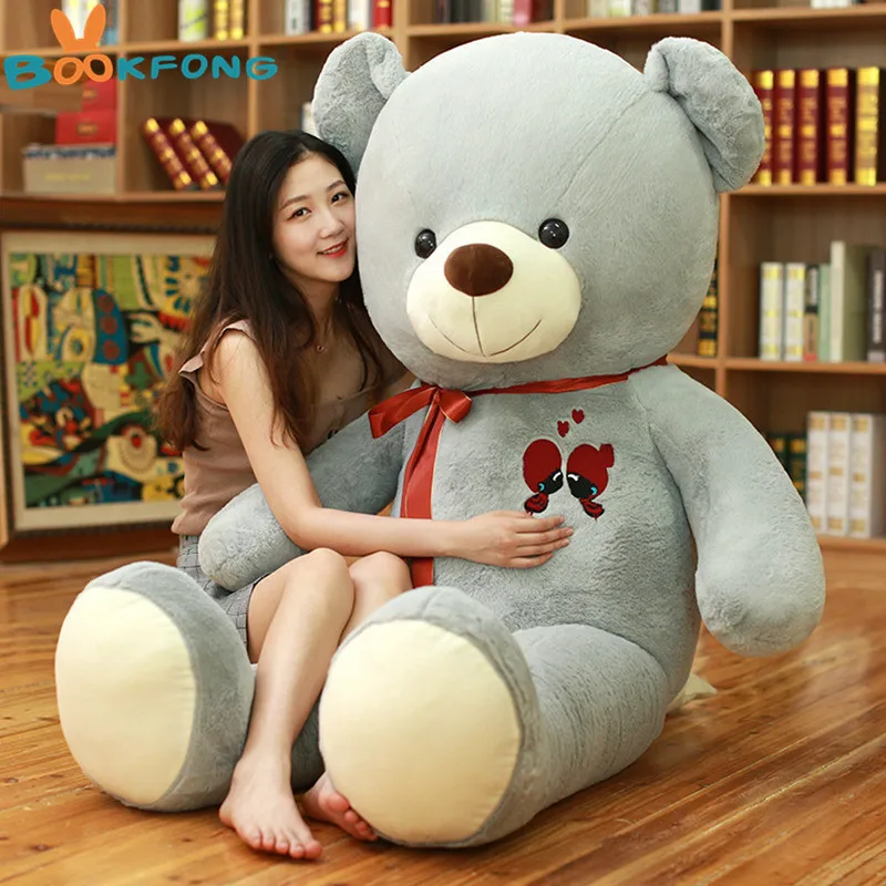 

1PC Large Teddy Bear Plush Toy Lovely Giant Bear Huge Stuffed Soft Dolls Kids Toy Birthday Gift For Girlfriend