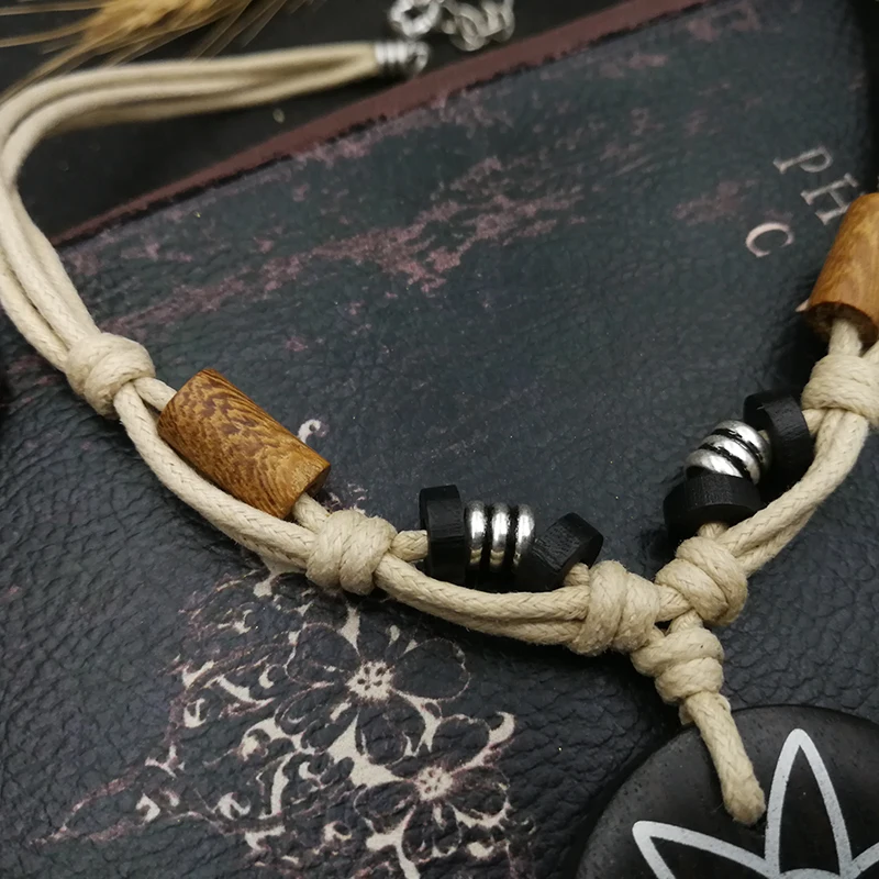 Vanssey модное ювелирное ожерелье с этническим цветком Круглый Кулон из
