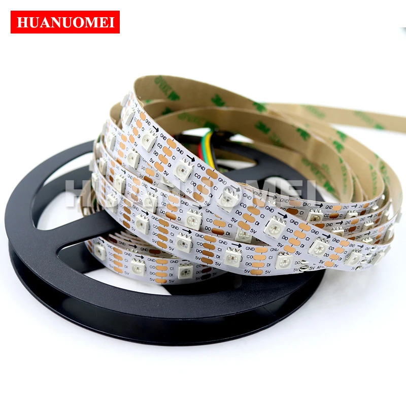 1M 60 светодиодный s/m SK9822 умная светодиодная ленсветильник RGB пикс./м 5050 SMD