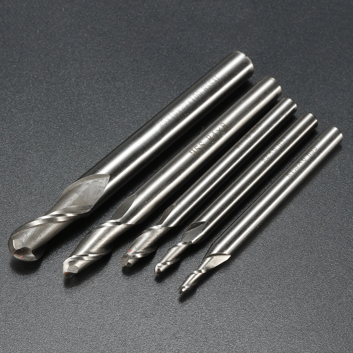 R1.5 5 2 Флейта шаровые концевые фрезы с прямым хвостовиком R1.5/R2/R3/R4/R5 Фрезы