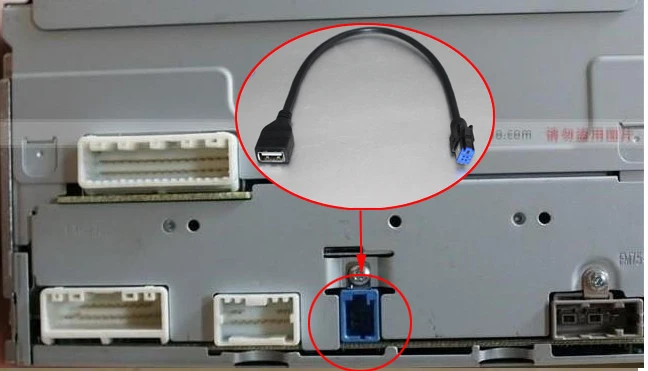 Biurlink оригинальный автомобильный стерео 4 контактный USB аудио вход кабель адаптер