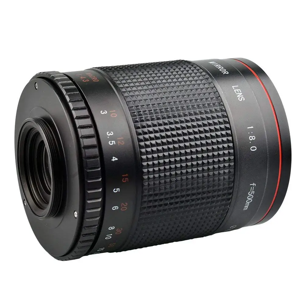 Lightdow 500 мм F/8 зеркало телефото объектив с фиксированным фокусным расстоянием для